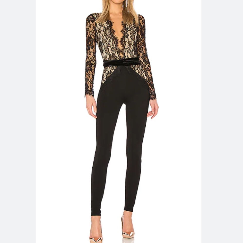Michael Costello X Revolve Julian Lace Jumpsuit